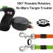 Reflective Double Dog Leash | No Tangle Dual Doggie Lead with Locking System | 50lb/22.75kg 10ft/3m | Black - Buy Online on GoSupps.com