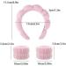 HealthyMoov Set of 3 Pink Beauty Set with Soft Headband Hair Band Makeup and Face Wash Bracelets - Buy Online on GoSupps.com