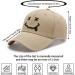 Buy BayNetin Classic Cotton Baseball Cap - Embroidered Smile Design Adjustable Sun Protection for Men - Sporty Kahaki Hat - Buy Online on GoSupps.com