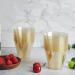 50 Pcs Gold Glitter Plastic Cups URMAGIC 9Oz Disposable Clear Plastic Cups Wedding Party Cups Disposable Wine Glasses Beverage Wine Glass Champagne Cocktail Cup for Halloween Thanksgiving Christmas - Buy Online on GoSupps.com