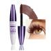5D brown mascara waterproof durable volumising curling extension mascara brown eyes make-up for Christmas halloween parties weddings
