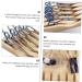 Frcolor Solid Wood Scissor Stand Holder - Barber Shear Storage Case for Hair Stylists & Grooming Tools - Buy Online on GoSupps.com