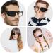 Reusable Eye Patches for Adults - 12 Pcs Professional Eye Masks for Amblyopia & Strabismus - Black Left & Right Eye Patches - Buy Online on GoSupps.com