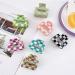 5PCS Checkered Claw Clip Acrylic Square Small Hair Claw Clips Set for Thin Hair - Exquisit Shark Clips Aesthetic Barrettes for Women - Buy Online on GoSupps.com