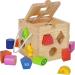 Eichhorn Hood Cubes - Pine Wood Motor Cubes with 12 Plug-in Blocks | Wooden Toys for Kids 12+ Months | 14.5 cm Size - Buy Online on GoSupps.com