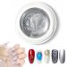 Metallic Painting Gel Nail Polish Mirror Silver Liner Gel Polish 3D Metal Painting Nail Polish Drawing Mirror Nail Gel Polish Nail Liner Painting Gel DIY Nail Manicure (Silver)