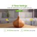 InnoGear Aromatherapy Diffuser & 10 Essential Oils Set | 400ml Ultrasonic Cool Mist Humidifier | 4 Timers 7 Colors Light | Waterless Auto Off | Yellow Wood Grain - Buy Online on GoSupps.com