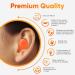 Ear Buddy Soft Silicone Orange Ear Plugs - Moldable & Reusable - 18 Pairs - NRR 22 - Noise Reduction for Sleeping, Work, Study, Concerts, Travel & Swimming - Buy Online on GoSupps.com