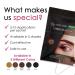 Marie-Jos & Co Henna Eyebrow Tint Medium Brown Dye - Long-Lasting, Water & Smudge Proof Powder for Spot Coloring - 5 Sachets (50 Applications) - Buy Online on GoSupps.com