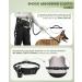 Jogging Lines for Dogs | Healay Belt Bag for Running Hiking & Leash | Reflective Double Handle for Large Medium Small Breeds - Green - Buy Online on GoSupps.com
