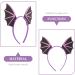 minkissy Bat Headbands Halloween Cosplay Headpieces Bat Wing Hair Hoop Halloween Cosplay Costume for Women Girls Purple - Buy Online on GoSupps.com