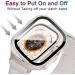 BHARVEST 3-Pack Case for Apple Watch Ultra 49mm with Tempered Glass Screen Protector | Starlight, Rose Gold, Clear | Scratch Resistant Hard PC Cover | Ultra Accessories - Buy Online on GoSupps.com