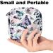 Vintage Retro Butterfly Pattern Women's Bands Storage Bag - Big Capacity Menstrual Cup & Makeup Organizer for Travel - Buy Online on GoSupps.com