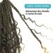 Ainimiu 18 Inch Goddess Box Braids Crochet Hair Bohomian Crochet Box Braids Curly Ends 8 Pack Crochet Braids Synthetic Braiding Hair Extension Black 18 Inch(Pack of 8) T27# - Buy Online on GoSupps.com