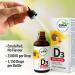GNA Naturals Vitamin D3 Drops 2500 IU 30ml - Liquid Vitamin D3 for Adults - High Potency Flavorless Easy to Absorb - Pure D3 Supplement for Daily Wellness - Supports Bone Heart and Teeth Health - Buy Online on GoSupps.com