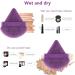 BEAKEY Travel Silicone Makeup Brush Bag 12 Pcs Set | Premium Synthetic Foundation & Eyeshadow Brushes | Portable Organizer Holder in Purple & Pink - Buy Online on GoSupps.com