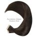 Buy If-Salt Tape Extensions - 40PCs 60g 25cm Real Hair Tape In Extensions for Invisible Look | #2A Light Dark Brown Silky Skin Weft - Buy Online on GoSupps.com