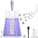 MozzGuard - Mozz Guard Mosquito Zapper Buzzbug Mosquito Killer with Handle Portable Zaptek Mosquitoes Zapper USB Charing and Solar Great for Outdoor and Indoor (1pcs)