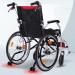 Manual Wheelchair Aluminum Alloy Portable Self-propelled Wheelchair Lightweight Transport Wheelchair with Handbrake (Blue) - Buy Online on GoSupps.com