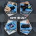 Snail Trail Fishing Lure Wraps - 4 Pack Crankbait Storage Binder & Hook Organizer - Ideal Rig Keeper and Jig Protector - Perfect Gift for Men - Blue - Buy Online on GoSupps.com