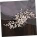 minkissy Flower Comb Wedding Hair Vintage Bridal Hair Bridesmaids Hair Bridal Comb Headdress Side Hair Crystal Comb Hair Accessories for Women Wedding Flower Crystal Miss Alloy Abs - Buy Online on GoSupps.com