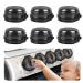 CHAUSA 6 pieces of child lock stove turning buttons child lock stove child locking stove buttons stove switch protection child protection cover assembly without a button disassembly for 6 buttons (black)