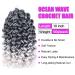 Short 10 inch Grey Curly Crochet Hair for Black Women - Water Wave Ocean Wave Gogo Curl Crochet Braids (TGREY) - Buy Online on GoSupps.com