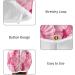Pink Seashells Hair Towel 2 Pack - Super Absorbent Quick Drying Turbans for Women & Girls - Buy Online on GoSupps.com