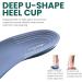 Plantar Fasciitis Arch Support Insoles - Welnove 3/4 Length Heel Pain Relief Inserts for Women | Ideal for Flat Feet Walking & Standing All Day - Buy Online on GoSupps.com