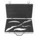 Verdant Touch Massage tools made of stainless steel Gua-Sha-Schab massage tools 4-piece set with aluminum case health care set