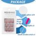 24 Pieces Pink Gradient Angular French Press On Nails | Acrylic Full Cover Fake Nails for Women & Girls - Buy Online on GoSupps.com
