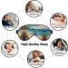 Romantic Beach Print Eye Mask | Ultra-Soft Light-Blocking for Restful Sleep | Ideal for Comfort | International Shipping Available - Buy Online on GoSupps.com