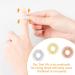 12-Piece Acupressure Ring Set for Stress Relief | Finger Massage Rings in Gold Silver & Orange - Ideal for Teens & Adults - Buy Online on GoSupps.com