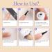White Nail Polish - White Gel Liner Nail Art - 12ml Gel Liner Nail Art Gel Polish - Soak Off French Tip Manicure Gel UV/LED Gel Polish Pen for Painting Drawing Swirl Nails Home DIY - Buy Online on GoSupps.com