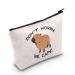 Capybara's make-up bag animal motif gift funny "Don't worry be Capy" make-up bag animal parody gift Capybaras animal lover U.BE Capy