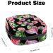 Fruit Fig Leaf Pattern Women's Portable Period Bag | Menstrual Cup Storage & Breastfeeding Insert Holder Perfect for Teens & Girls - Buy Online on GoSupps.com