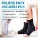 HUEGLO Plantar Fasciitis Compression Socks - 4 Pairs Neuropathy Support for Women Men, Ankle Brace for Pain Relief & Anti-Slip Foot Support - Black XL - Buy Online on GoSupps.com