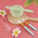 5-in-1 Silicone Face Mask Mixing Bowl Set - DIY Tool with Brushes Spatula & Measuring Devices for Women s Facial Care & Eye Masks - Green - Buy Online on GoSupps.com