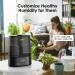 Oraimo 6L Top Fill Cool & Warm Mist Humidifier | 700ml/h | Smart & Quiet | Remote Control | Oil Diffuser | Black - Buy Online on GoSupps.com