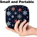 Women's Bandage Organizer for Menstrual Cup & Makeup - Travel with Big Capacity Christmas Snowflake Pattern (4.7x6.6x6.6 in) - Buy Online on GoSupps.com