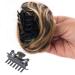 Olacare 2PC Claw Clip Synthetic Hair Bun Extensions for Women - Updo Brown Ballet Bun Hairpieces - Buy Online on GoSupps.com