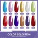 Dark Purple Nail Dip Powder - 28g/Box, No Lamp Cure, Natural Dry, Summer Gel Color (No.30) - Buy Online on GoSupps.com