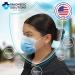 PandMedic Disposable Face Masks Made in USA | Premium 3-Ply Medical Safety Masks - Breathable Elastic Ear Loops - 50ct Resealable Bag for International Shipping - Buy Online on GoSupps.com