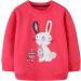 Girls Cotton Bunny Sweatshirt for Ages 1-2 Years | Long Sleeve Pullover Toddler Top - Buy Online on GoSupps.com