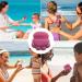Kids Sunscreen Applicator - Suntan Lotion Applicator| Refillable Suncream Applicator| Sun Cream Buddy Applicator| Roll on Sponge Applicator | Sun Cream Brush| Sunscreen Applicator for Beach Creams Pink - Buy Online on GoSupps.com