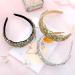 Crystal Rhinestone Padded Headband Set for Women - 3 Piece Baroque Hair Hoop Collection - Buy Online on GoSupps.com