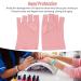 Nail UV Gloves Hand Protection UV Lamp Breathable Gloves for Manicures Protection Reusable Stretchy Professional Nail Lamp Fingerless UV Gloves Pink Gel Manicure Gloves - Buy Online on GoSupps.com
