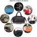 ROTOT Gym Duffel Bag with Waterproof Shoe Pouch - Weekend Travel Bag with Insulated Pocket | Black - Buy Online on GoSupps.com