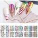 Women Easy To Use Hand-made Accessories Fashion Nail Stickers Self Adhesive Decoration Rainbow(5) Style5 - Buy Online on GoSupps.com