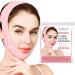 COSDAD Reusable Double Chin Reducer Chin Strap - V Line Lifting Mask for Women  with Innovative Lifting Technology  Breathable and Comfortable  One Fits All Soft Pink